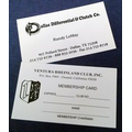 Thermal Business Card W/ Black Ink (1 Color) 80 #Stock